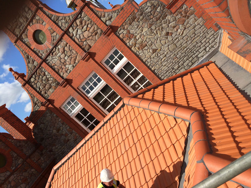 Roofing work